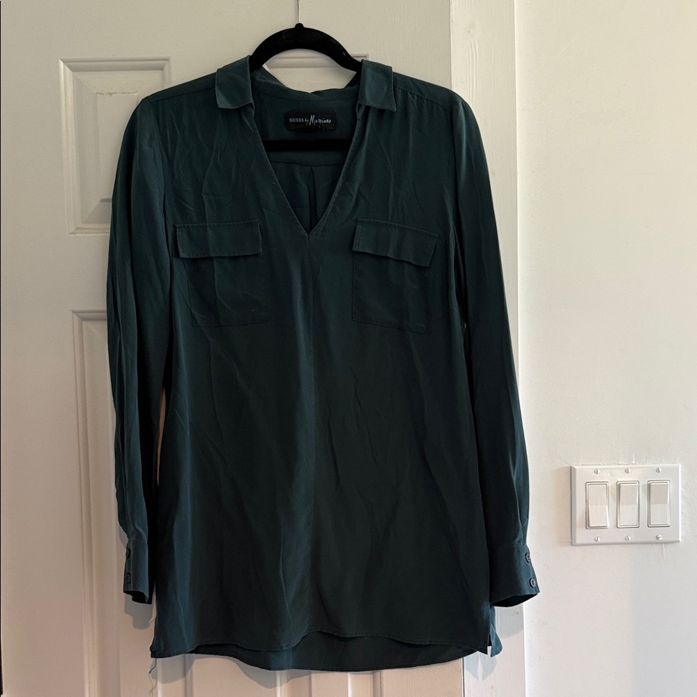 Guess by Marciano Deep Teal Blouse